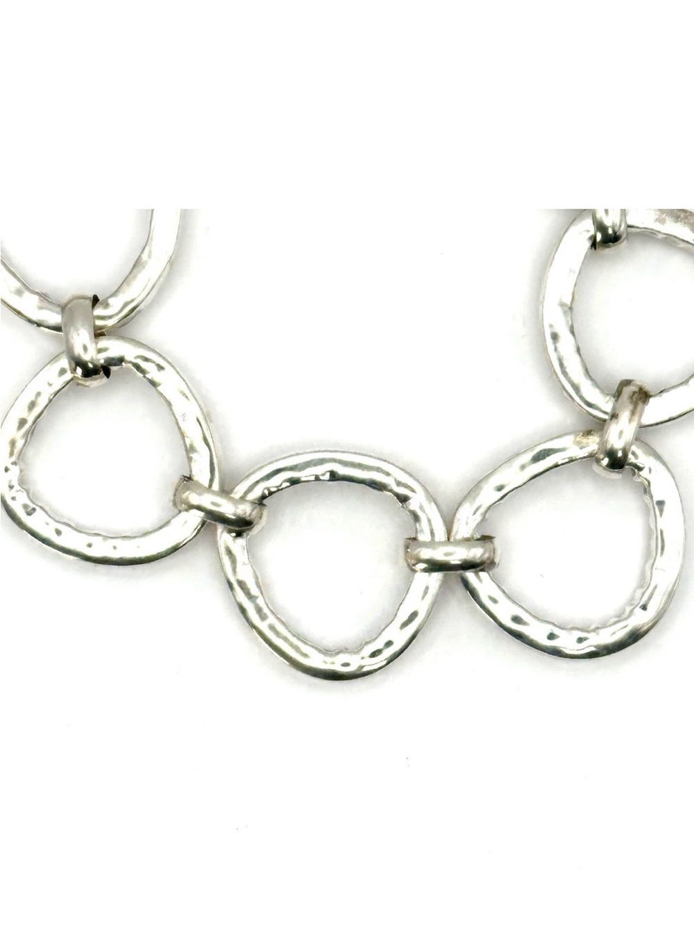 Silpada Retired B2709 “ Silver Rush” Sterling Silver Link Toggle Bracelet - Picture 2 of 5
